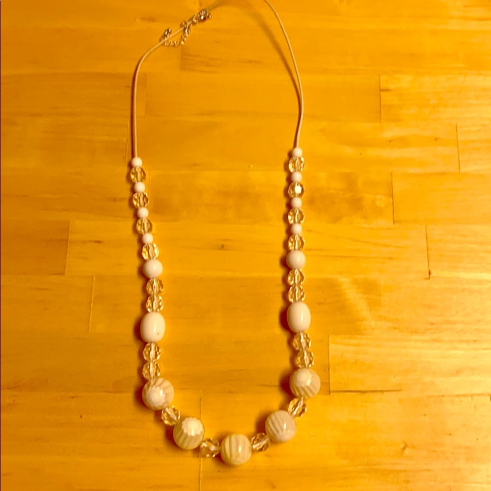 White necklace
